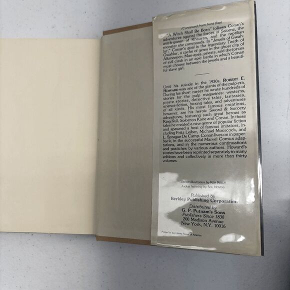 The People of the Black Circle by Robert E. Howard 1977 HCDJ First Print 1st - Picture 8 of 15